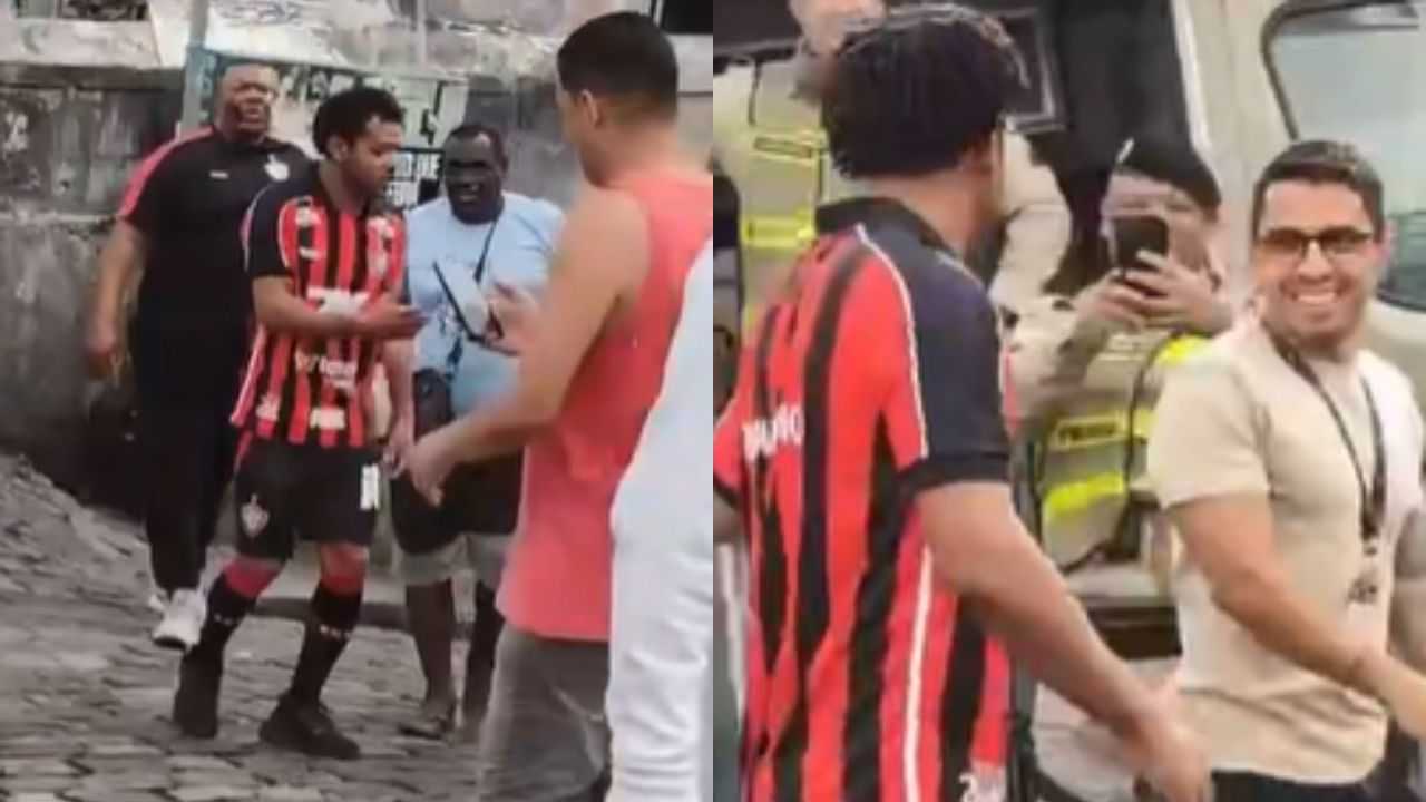 Novo atacante do Vitória é flagrado nas ruas do Pelourinho