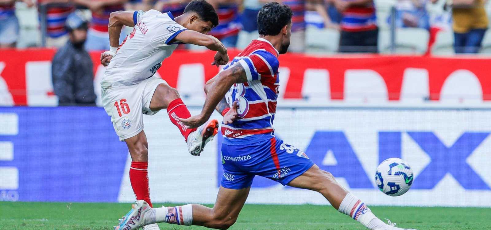 Bahia empata com Fortaleza e se mantém no G-4 do Brasileirão