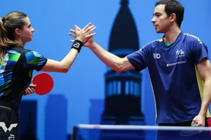 Em Buenos Aires, Bruna Takahashi e Hugo Calderano conquistam 1º título