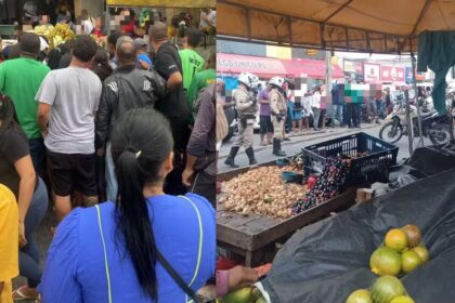 Homem é assassinado a tiros em supermercado no centro de Feira de Santana