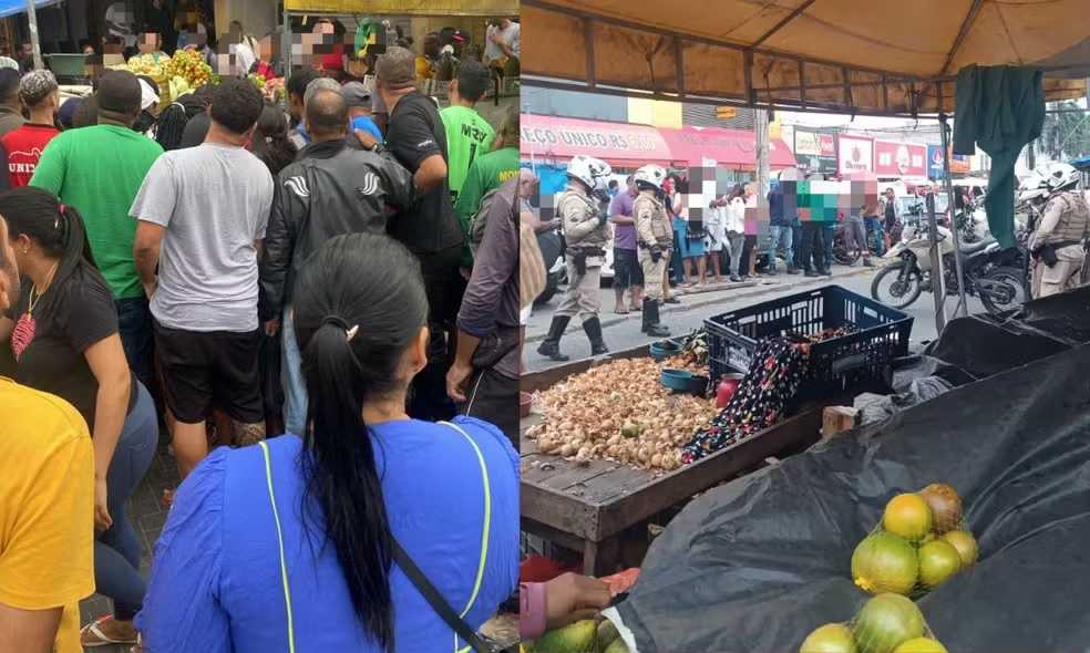 Homem é assassinado a tiros em supermercado no centro de Feira de Santana