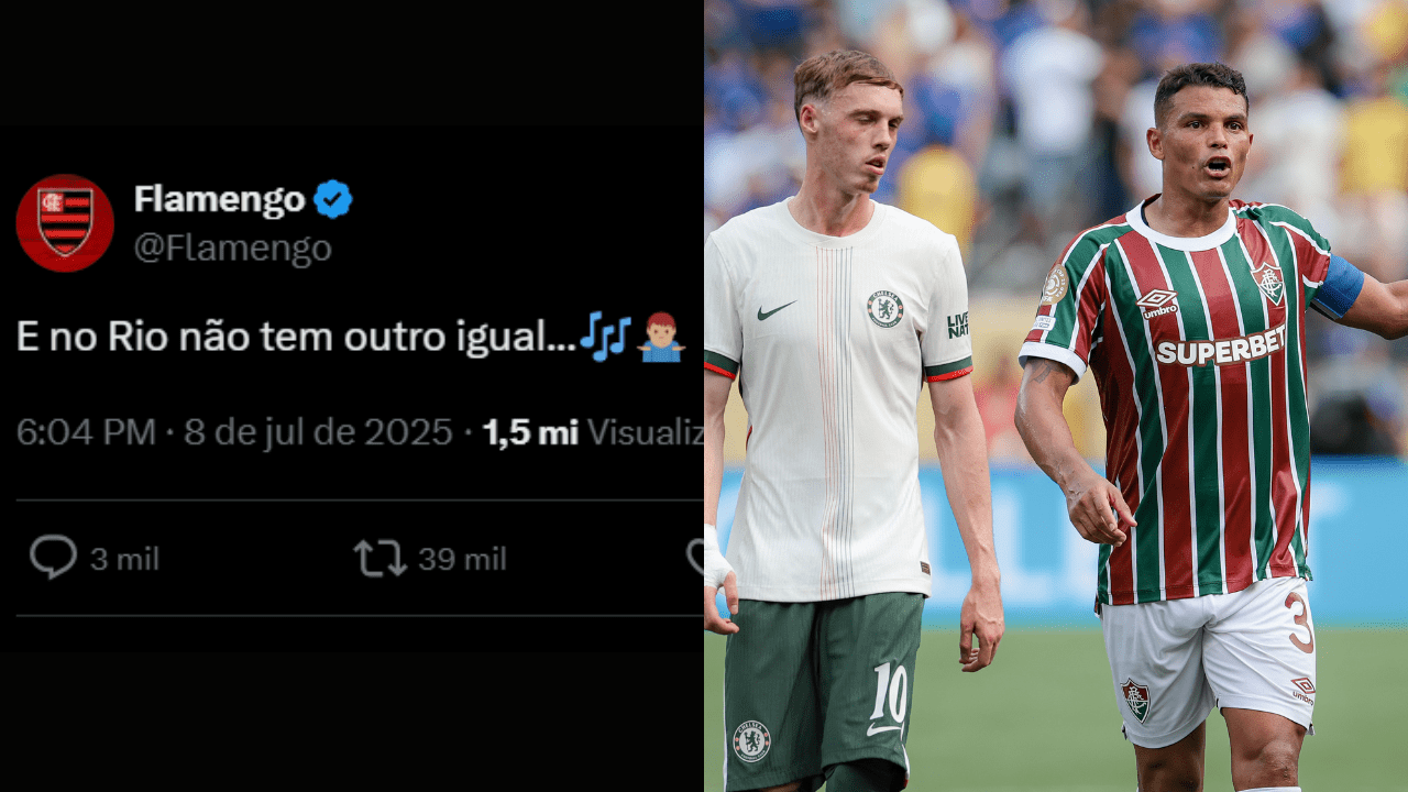 Após eliminação do Fluminense no Mundial, Flamengo provoca rival nas redes sociais