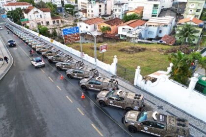 Governo entrega 62 viaturas à Polícia Militar e lança Operação Dominus