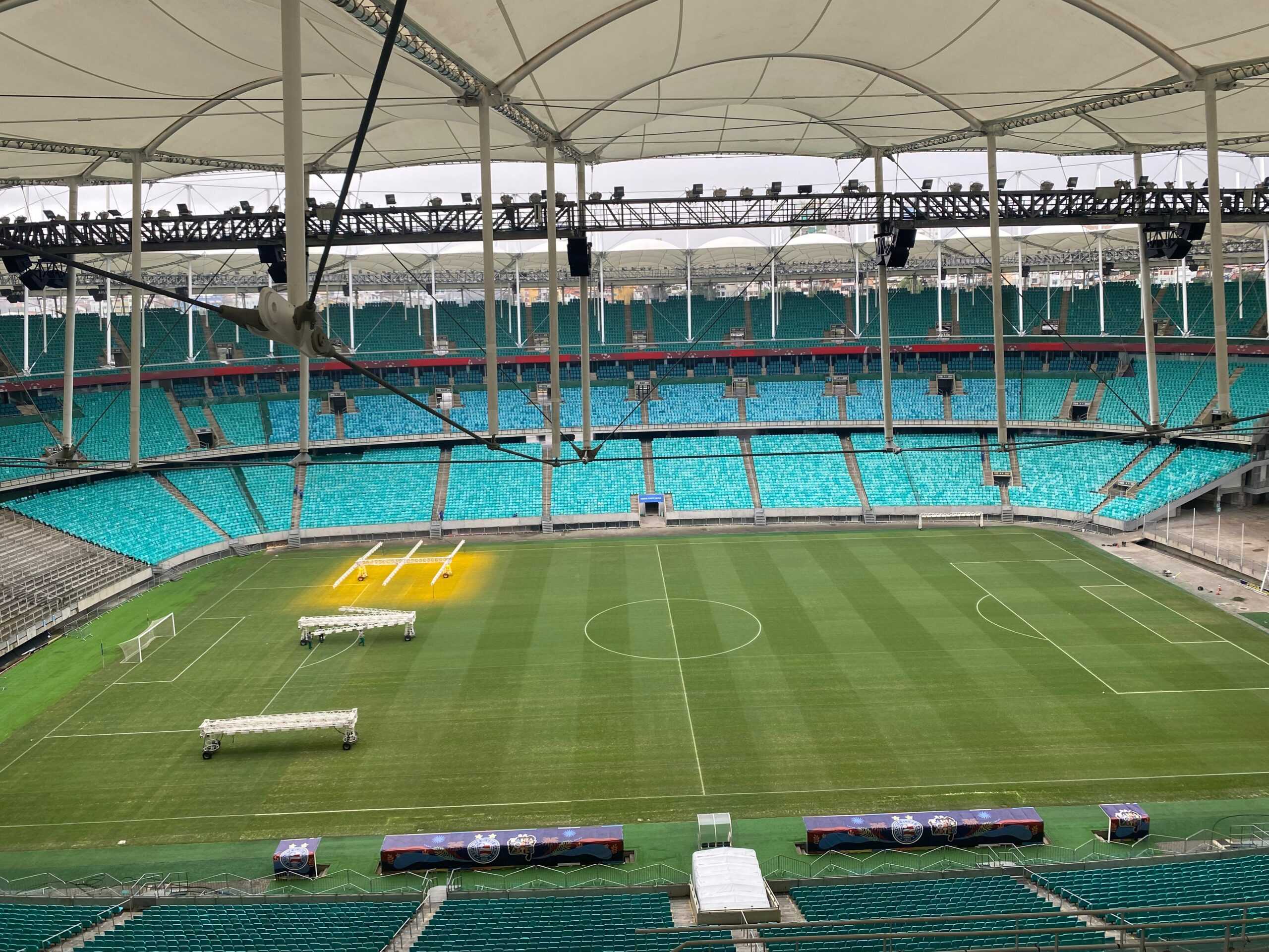 Gerente da Fonte Nova confirma nova iluminação com LED no estádio