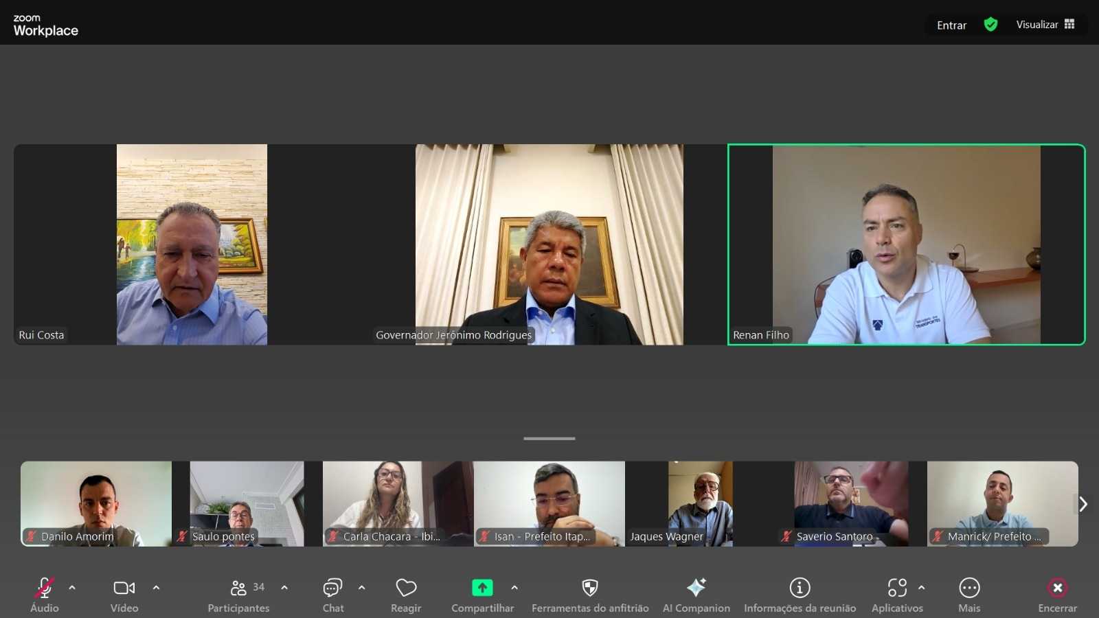 Em reunião com governador Jerônimo Rodrigues, ministro Renan Filho anuncia R$ 104,7 milhões para obras emergenciais na ponte sobre o Rio Jequitinhonha