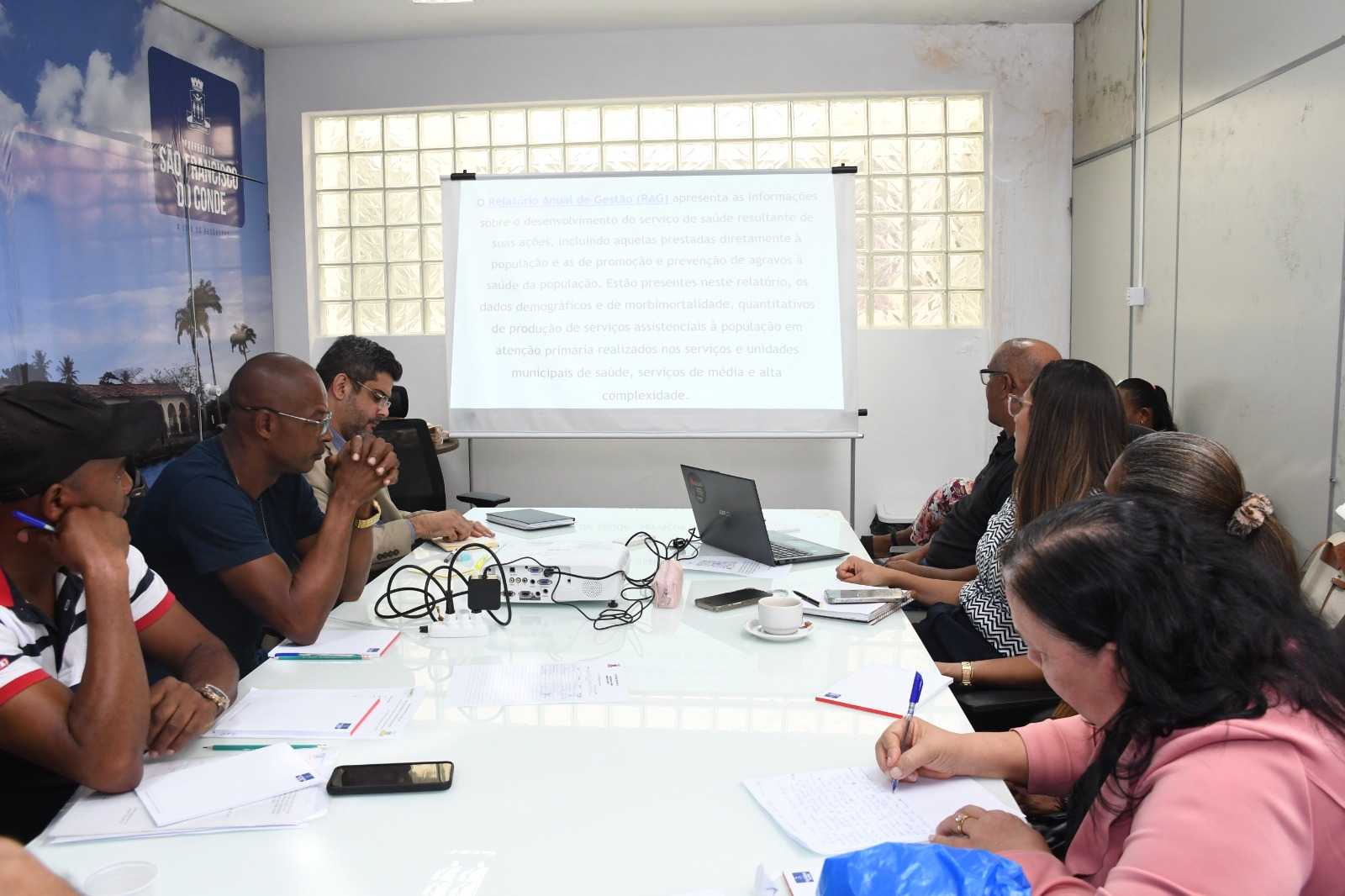 SesaÚ e conselho municipal de saúde de são francisco do conde se reúnem Reunião da SESAU com o Conselho Municipal de Saúde