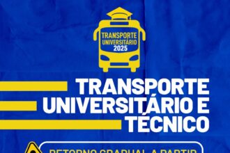 Transporte Universitário e Técnico Retorna Gradualmente em 28 de Julho
