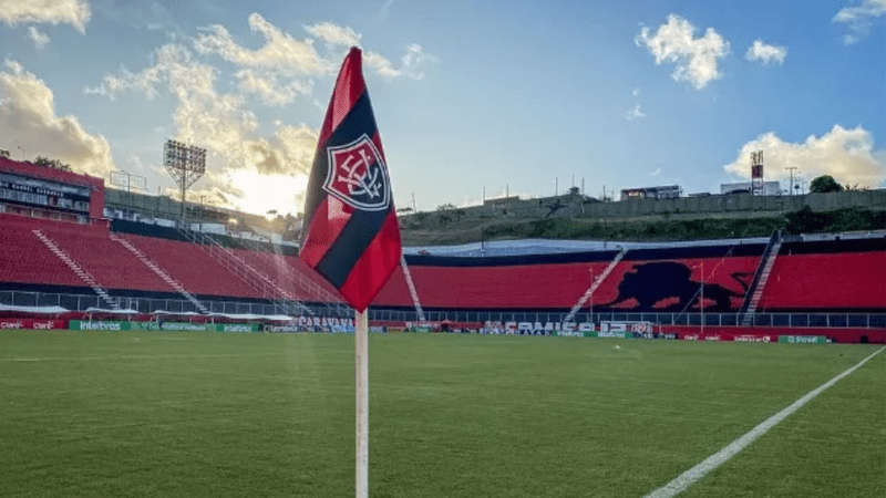 Vitória inicia check-in para torcedores visando duelo contra Palmeiras