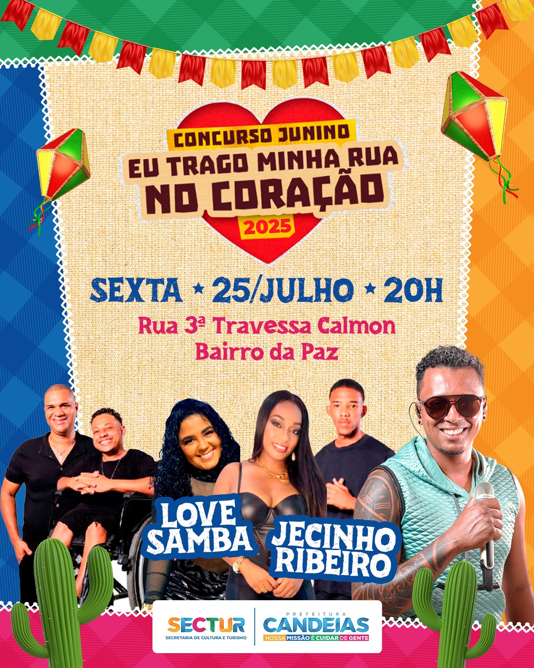 SECTUR revela atrações das ruas campeãs do concurso em Candeias