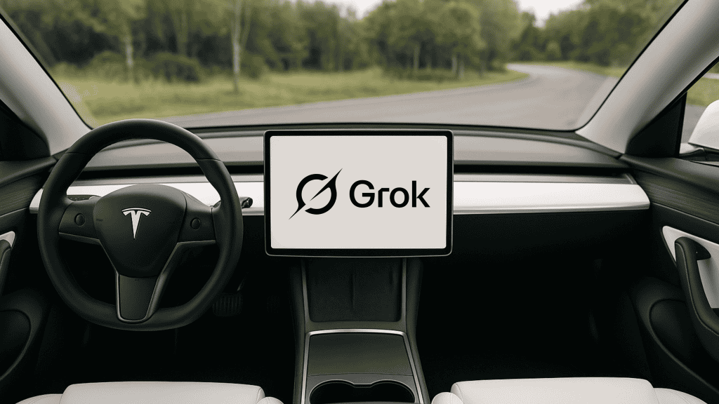 Carros da Tesla terão Grok embutido já nos próximos dias