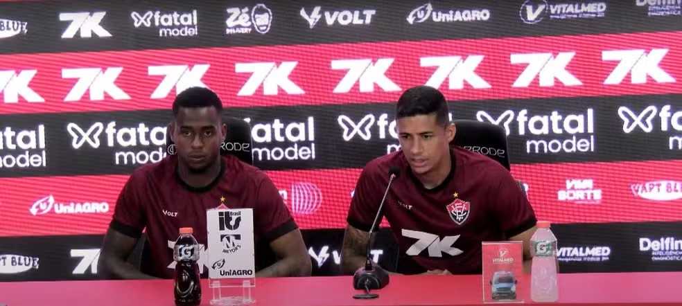 Apresentados! Dupla de volta ao Vitória fala pela primeira vez: "foco"