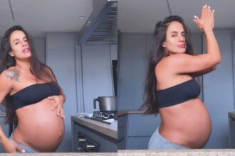 Gravidez Avançada: Carol Peixinho Dança com Barrigão Radiante!