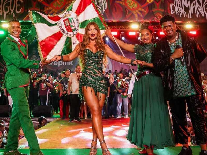 Talento Revelado: Virgínia Brilha como Rainha de Bateria da Grande Rio!