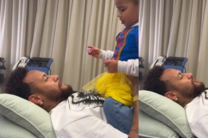 Neymar Brinca com Mavie: Superando Lesão com Amor