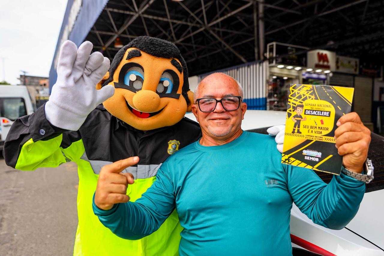 SEMOB lança blitz educativa para inaugurar Semana do Trânsito