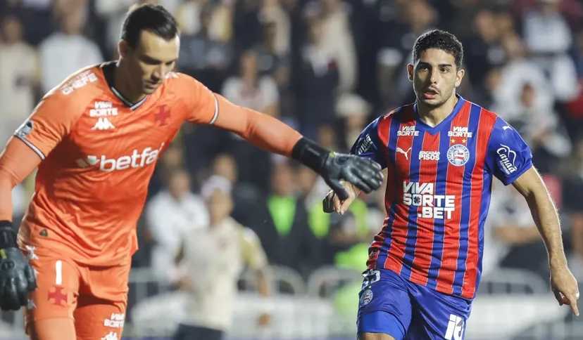 De virada, Bahia é derrotado por 3x1 para o Vasco em São Januário