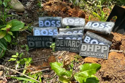 Polícia encontra sete quilos de cocaína enterrados em Madre de Deus
