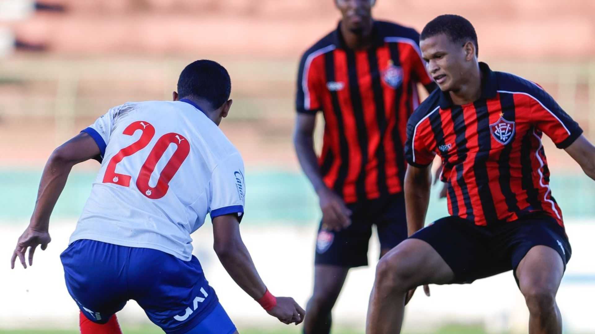 Após quase sofrer W.O, Vitória é eliminado para o Bahia na Copa do Nordeste sub-20