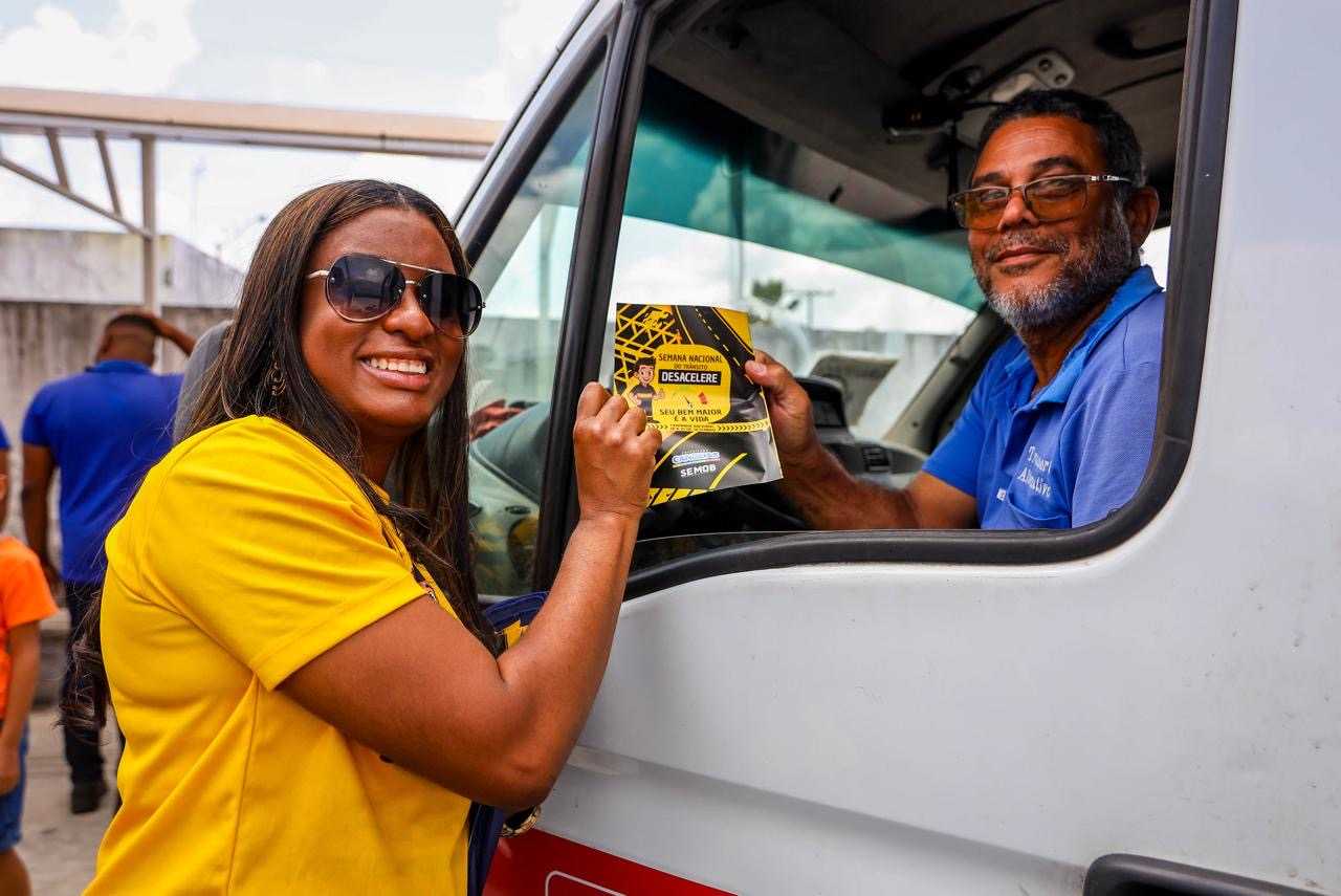 SEMOB conclui panfletagem sobre trânsito em transportes alternativos