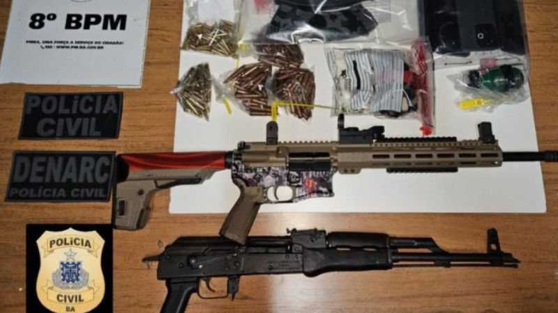 Polícia apreende fuzis e drogas após intenso confronto em Arraial