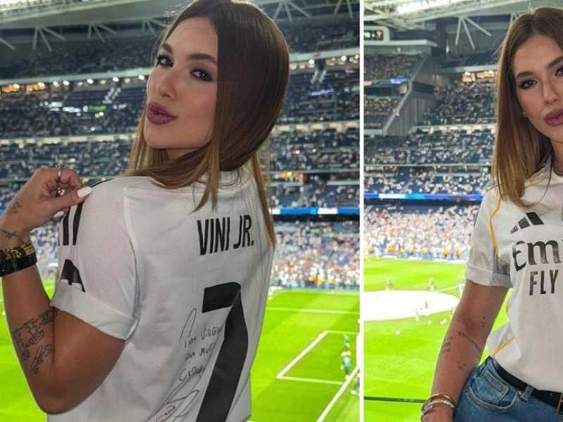 Virginia Brilha com Camisa do Real: Vinicius Jr. em Destaque!