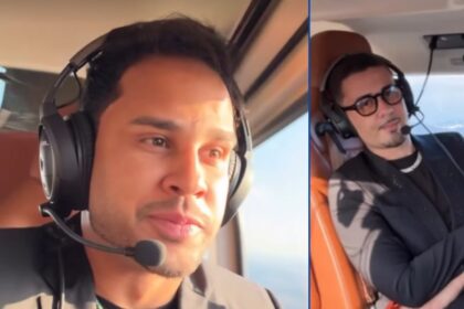 Helicóptero Surpresa: Lucas e Carlinhos na Festa de Mari!