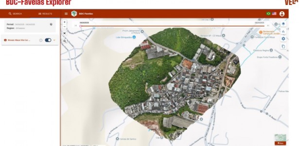 Plataforma Conecta Imagens de Sensoriamento Remoto de Favelas para Análise e Monitoramento