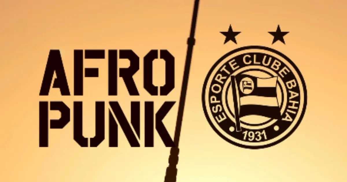 Bahia anuncia nova camisa em parceria com Afropunk