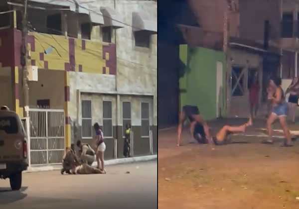 VÍDEO: Briga generalizada é registrada na orla de Madre de Deus