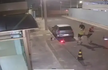 Criminosos realizam assalto com patinetes elétricos em Armação