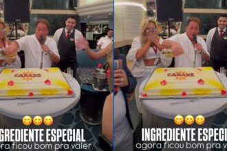 Cruzeiro Surpreendente: Leonardo Choca Poliana com Cachaça no Bolo!