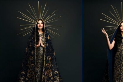 Modelo Brasileira Brilha no Miss Universo 2025 com Vestido de Nossa Senhora