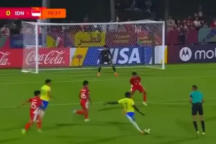 Promessa do Bahia marca outro golaço em vitória do Brasil na Copa do Mundo sub-17