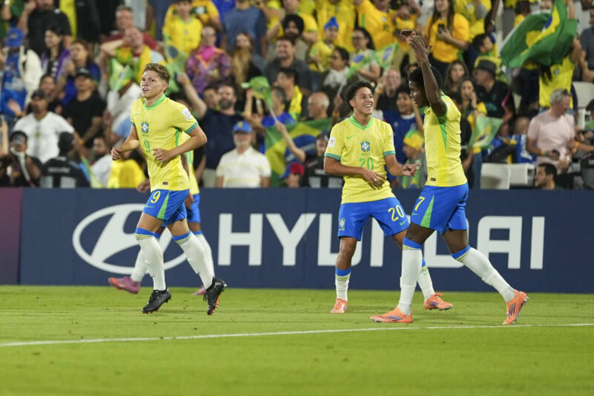 Com show de joias do Bahia, Brasil vence Marrocos e avança para semifinal da Copa do Mundo Sub-17
