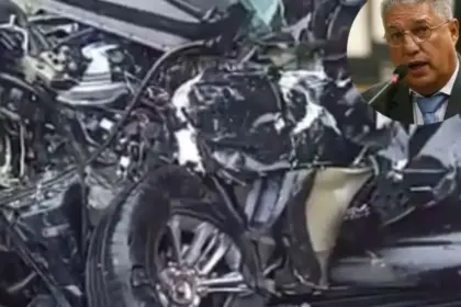 Líder do governo na Assembleia, Rosemberg Pinto sofre acidente na estrada