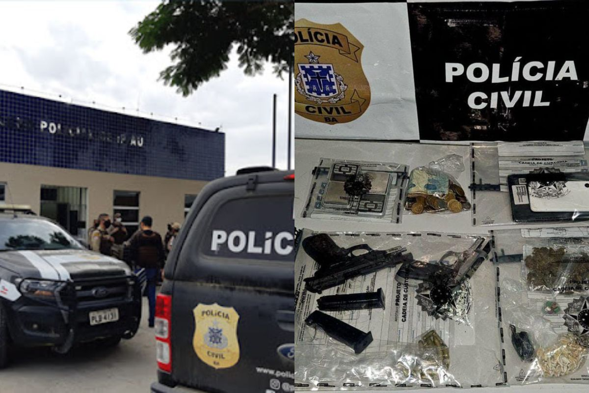 Polícia prende três e apreende adolescente por tráfico em Ipiaú