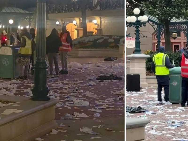 Disney em Crise: Lixo Domina Parque Após Greve Surpreendente