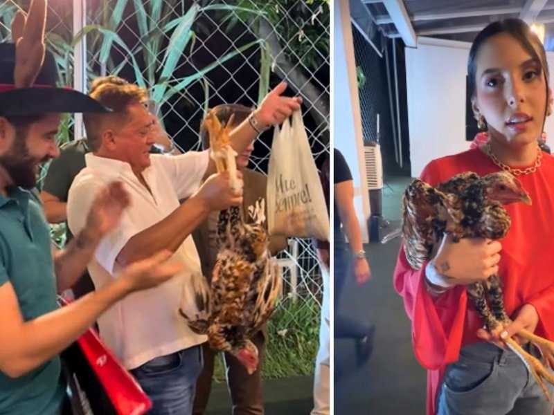 Surpresa de Natal: Leonardo Ganha Galinha e Pequi!
