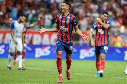 Bahia encaminha venda de atacante para clube estrangeiro por quase R$ 40 milhões
