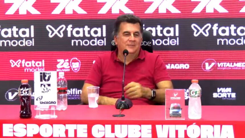 Fábio Mota é reeleito presidente do Vitória com quase 86% dos votos