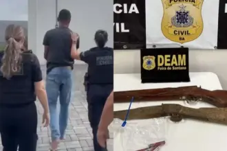 Polícia prende jovem em Feira de Santana por ameaça com arma