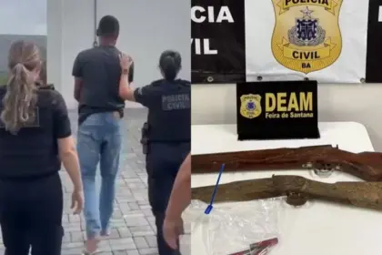 Polícia prende jovem em Feira de Santana por ameaça com arma