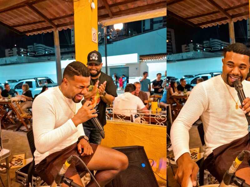 Davi Brito Encanta em Roda de Samba: Surpresa que Comove!