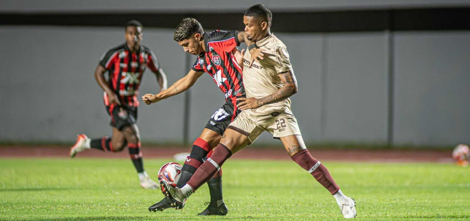 Vitória empata com Jacuipense e segue sem marcar gols no Baianão