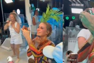Claudia Leitte retoca maquiagem e viraliza no Carnaval!