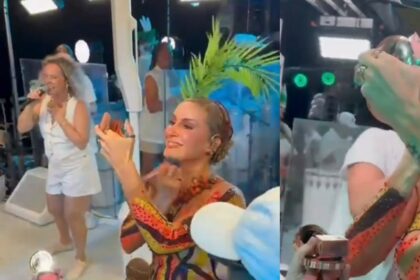 Claudia Leitte retoca maquiagem e viraliza no Carnaval!