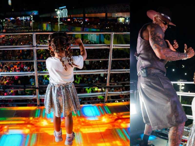 Liz Santana Brilha: Dança Encantadora no Trio do Pai!