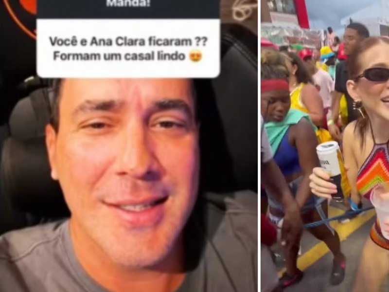 Andre Marques elogia Ana Clara e revela rumores de romance!