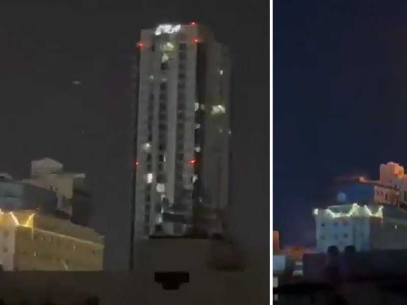 Drone militar atinge prédio no Bahrein, causa explosão surpreendente