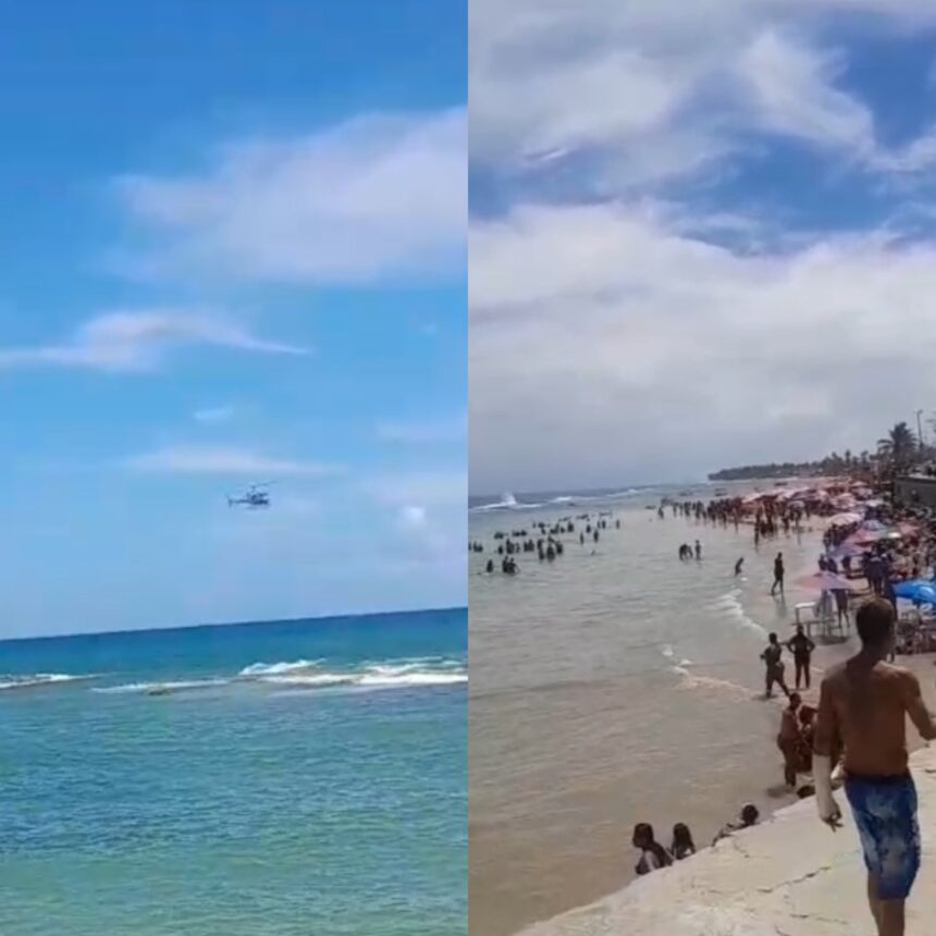 Afogamento é registrado na Praia de Jauá nesta segunda-feira